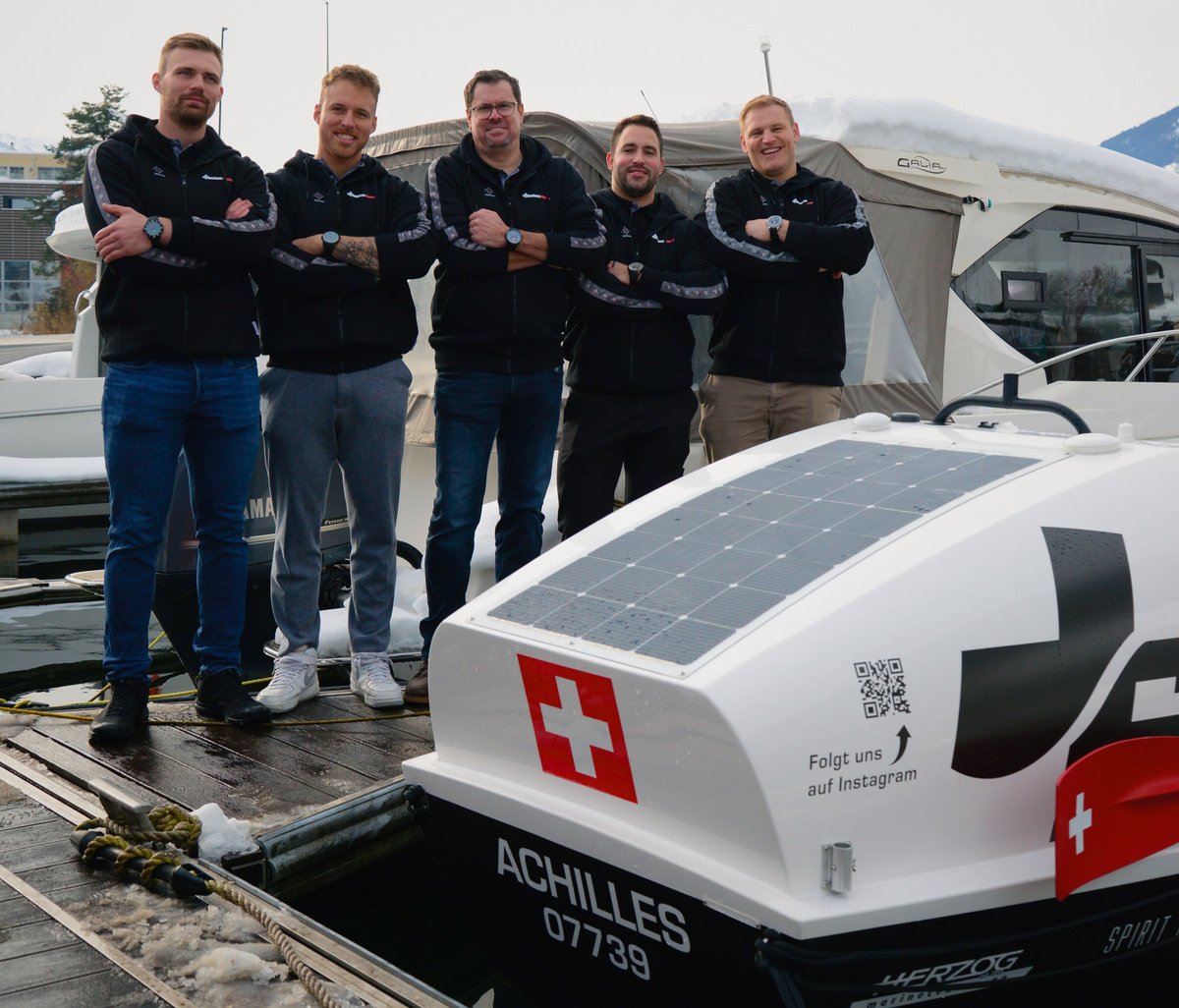 Swiss Raw enthüllt das neue Ruderboot „Achilles“ – traser ist mit an Bord!