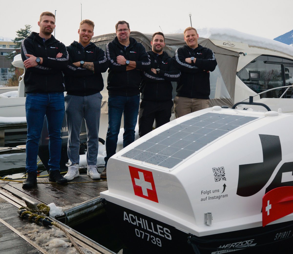  Swiss Raw Unveils the New Rowing Boat “Achilles” – traser is On Board!