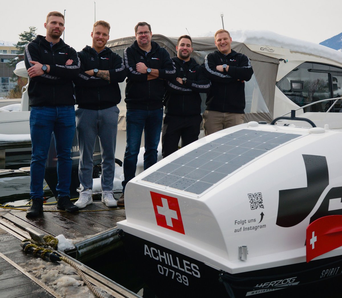  Swiss Raw Unveils the New Rowing Boat “Achilles” – traser is On Board!